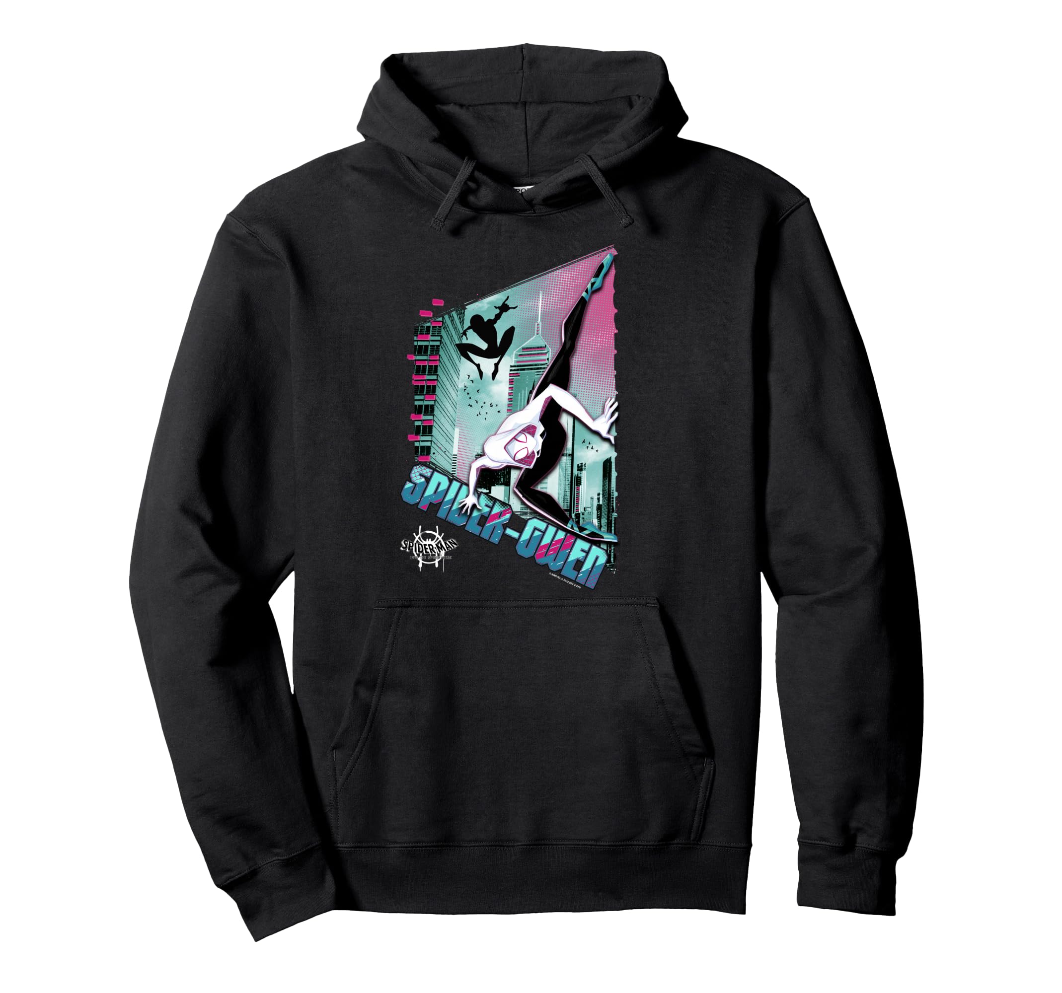 Marvel Spider-Man: Into the Spider-Verse Spider-Gwen City Pose Hoodie
Marvel Spider-Man: Into the Spider-Verse Spider-Gwen City Pose Hoodie