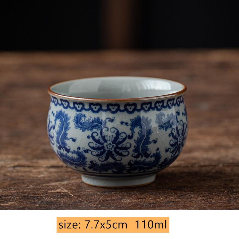 1 Pc Chinese Tradition Ceramic Tea Cup Handmade Blue and White Porcelain Teacup Household Portable Tea Bowl Tea Set Accessories Teacup
1 Pc Chinese Tradition Ceramic Tea Cup Handmade Blue and White Porcelain Teacup Household Portable Tea Bowl Tea Set Accessories Teacup