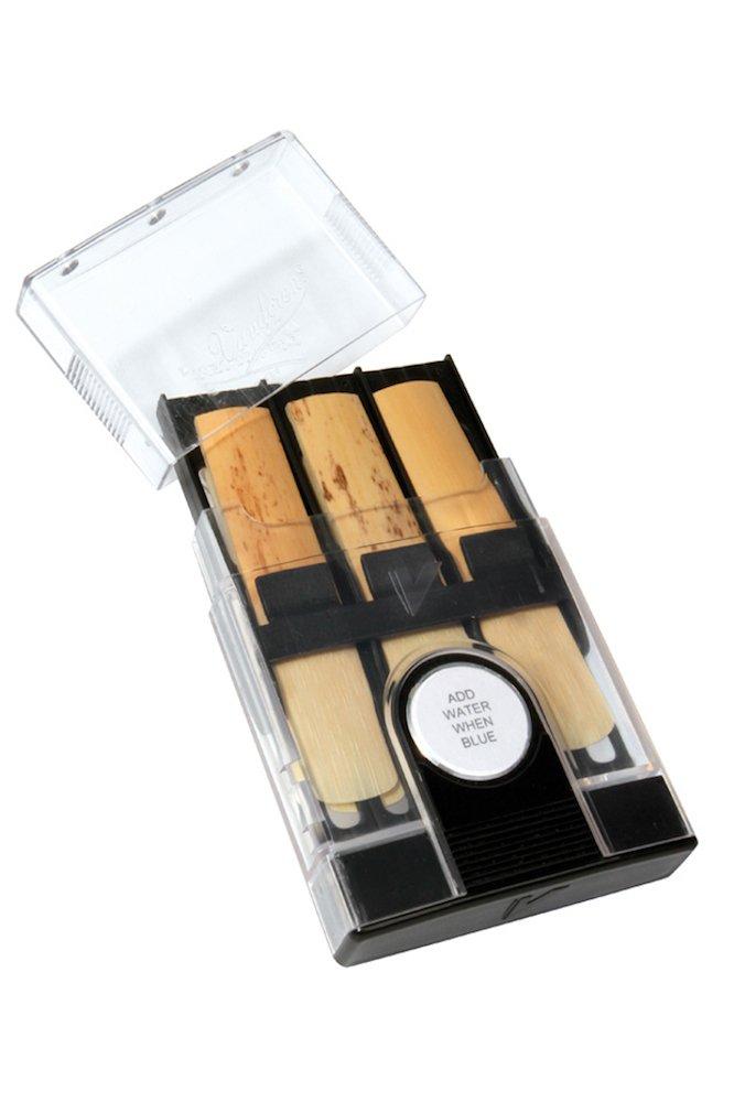 Vandoren Hygro Reed Case for Bass Clarinet, Tenor, and Baritone Saxophones (HRC20)
Vandoren Hygro Reed Case for Bass Clarinet, Tenor, and Baritone Saxophones (HRC20)