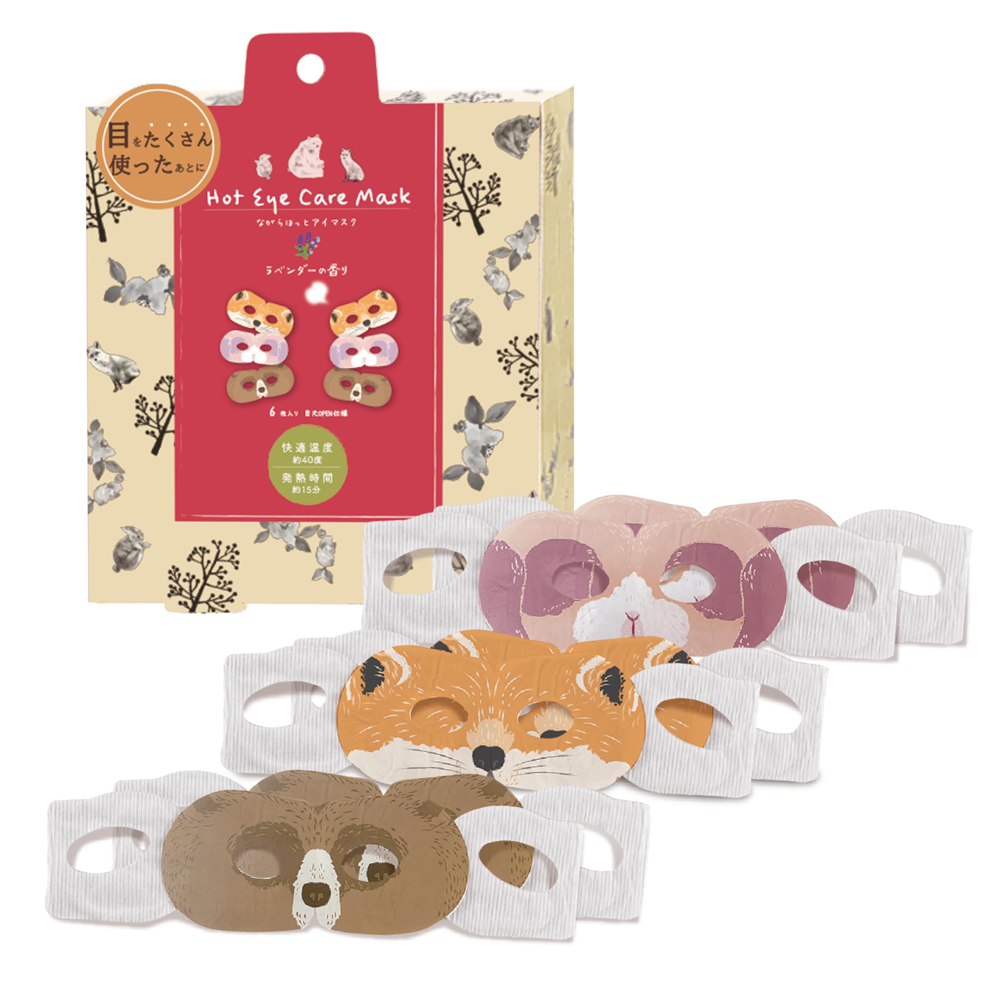 Honyarado Warm Eye Mask Assortment D RLK38462 (6-pack) Pull-on
Honyarado Warm Eye Mask Assortment D RLK38462 (6-pack) Pull-on