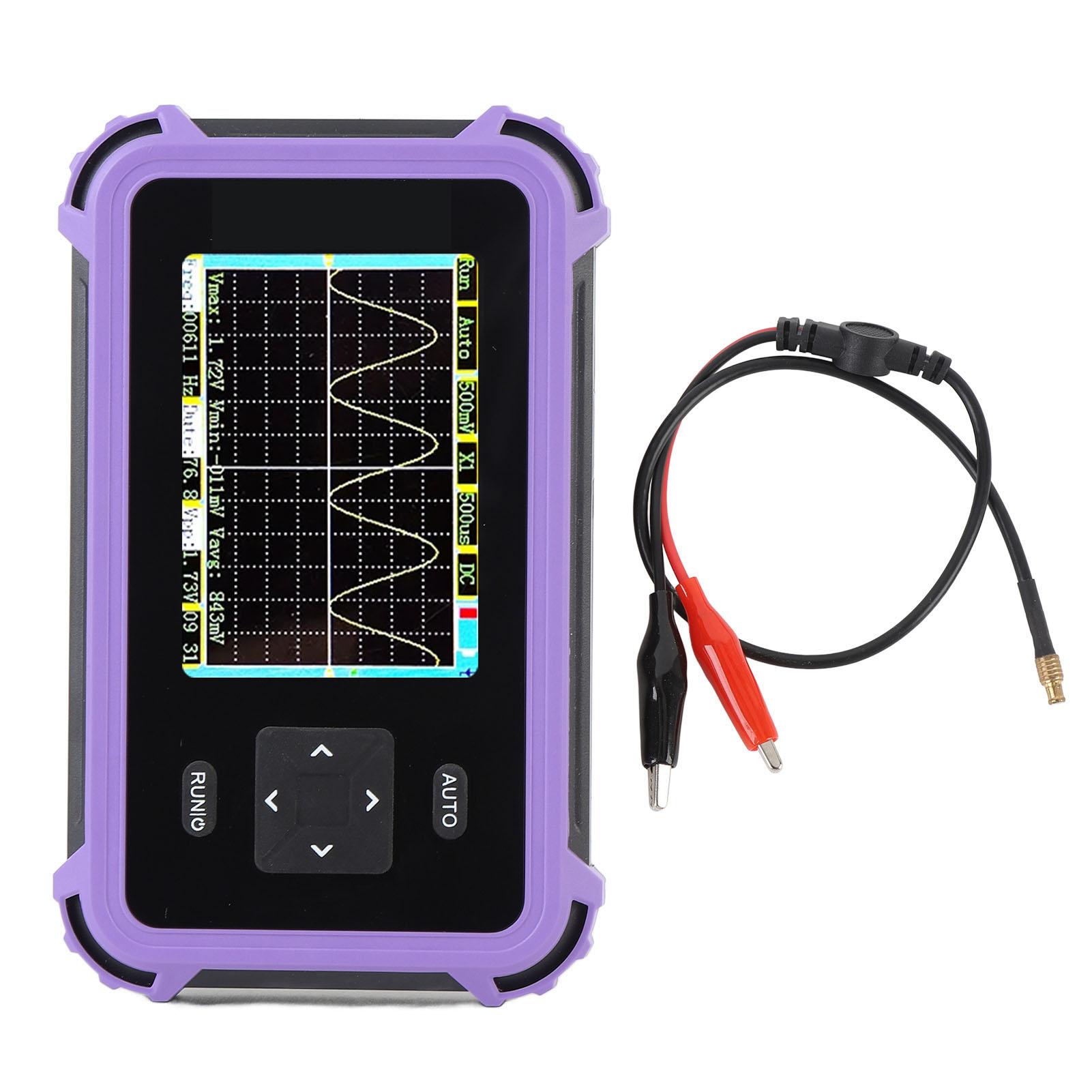 Handheld Digital Oscilloscope Portable Kit 2.8in Screen 8.33MS/s High Sampling Rate 1Mhz Bandwidth P
Handheld Digital Oscilloscope Portable Kit 2.8in Screen 8.33MS/s High Sampling Rate 1Mhz Bandwidth P
