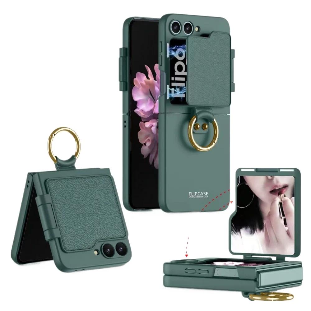 Чехол для телефона с зеркальным держателем-кольцом и защитной крышкой для заднего экрана для Samsung Galaxy Z Flip 6 Flip6 5G 2025, противоударный, с жесткой оболочкой Galaxy Z Flip 6 зелёный
Чехол для телефона с зеркальным держателем-кольцом и защитной крышкой для заднего экрана для Samsung Galaxy Z Flip 6 Flip6 5G 2025, противоударный, с жесткой оболочкой Galaxy Z Flip 6 зелёный
