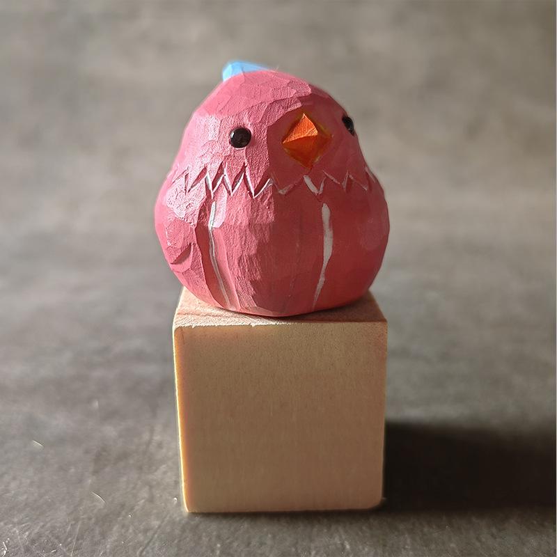 Hand carved Solid Wood Cute Bird Bird Statue Decoration Ornaments Carved Wood Figurine Home Decor Crafts Gifts for Friend Family
Hand carved Solid Wood Cute Bird Bird Statue Decoration Ornaments Carved Wood Figurine Home Decor Crafts Gifts for Friend Family