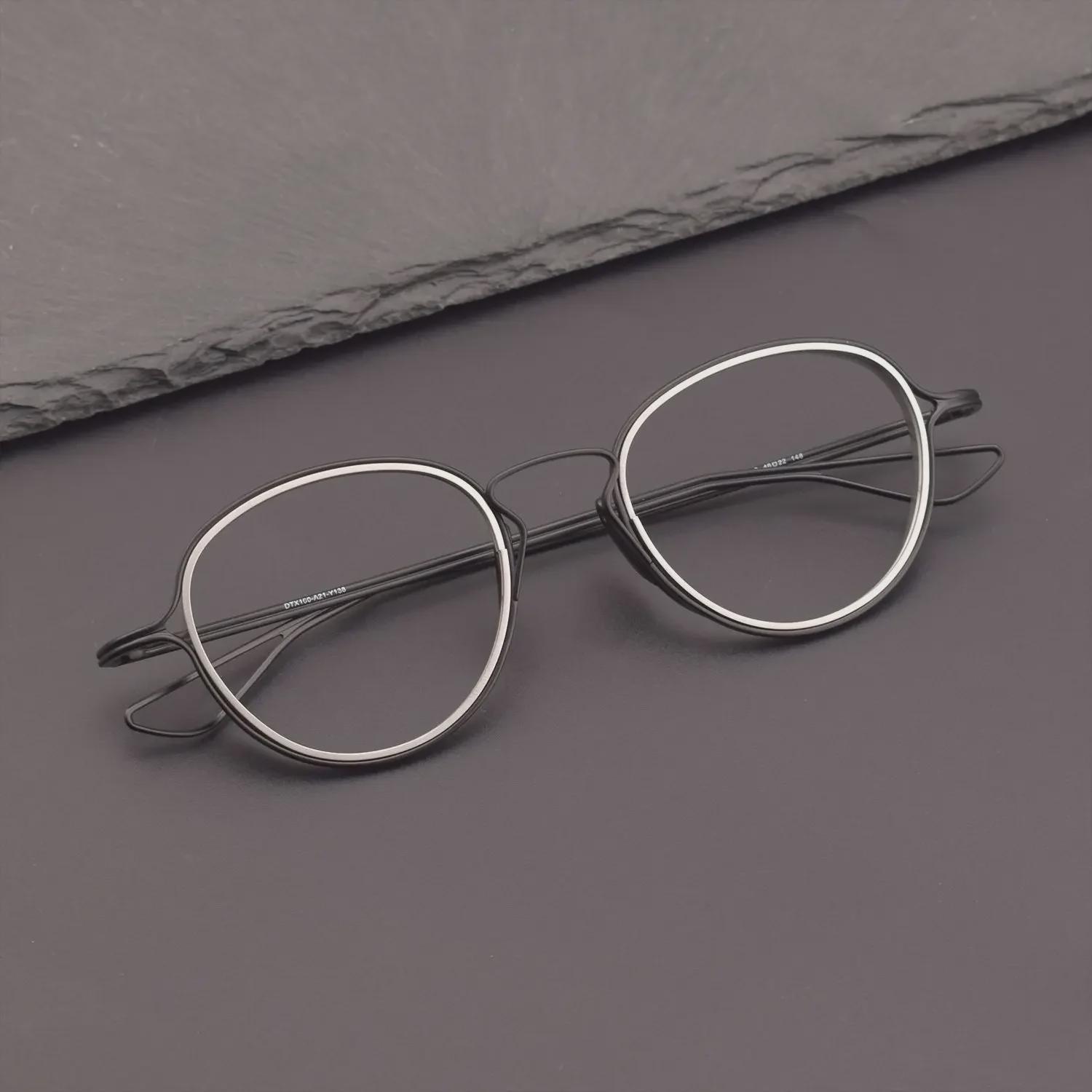 Овальная оправа для очков Dita Pure Titanium Retro, стиль DTX100 — модная и идеальная для близорукости, большая мужская оправа.
Овальная оправа для очков Dita Pure Titanium Retro, стиль DTX100 — модная и идеальная для близорукости, большая мужская оправа.