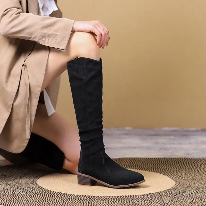 Модная женская обувь Модные ботинки-чулки Женские зимние ботинки Заостренный носок Замшевые Однотонные Высокий голенище Массивный каблук Ботинки больших размеров Zapatos De Mujer 43 чёрный
Модная женская обувь Модные ботинки-чулки Женские зимние ботинки Заостренный носок Замшевые Однотонные Высокий голенище Массивный каблук Ботинки больших размеров Zapatos De Mujer 43 чёрный