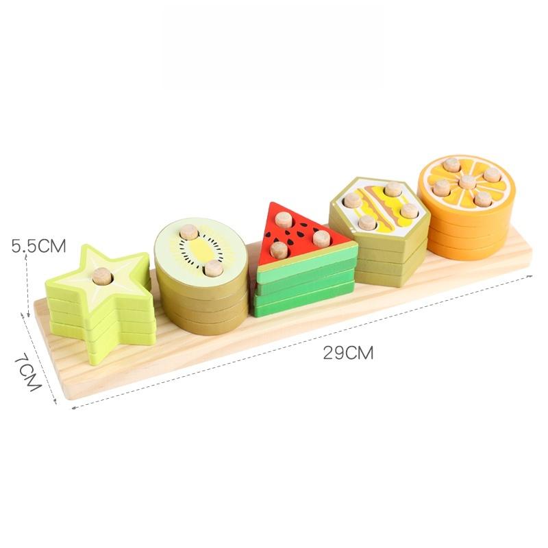 Wooden DIY Toy Cartoon Fruit Stringing Threading Color Shape Matching Puzzle Game Wooden Beads Toy Montessori Education Toy
Wooden DIY Toy Cartoon Fruit Stringing Threading Color Shape Matching Puzzle Game Wooden Beads Toy Montessori Education Toy