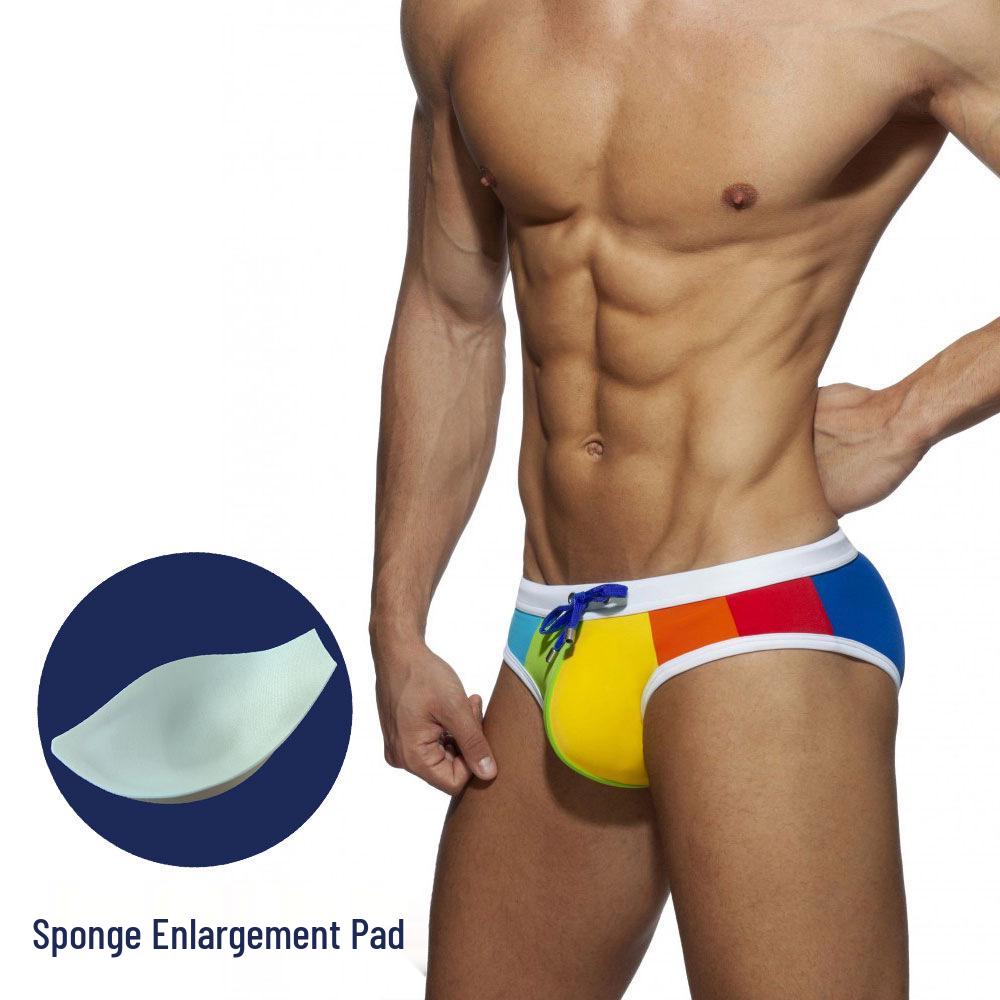 UXH Men s 3D Padded Triangle Swim Trunks - Tight Fit, Anti-Exposure Bikini XL
UXH Men s 3D Padded Triangle Swim Trunks - Tight Fit, Anti-Exposure Bikini XL