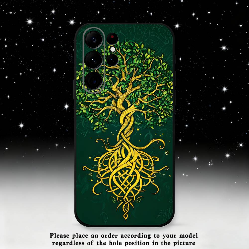 Tree of life Yggdrasil Phone Case For Samsung S25,S24 Ultra,S20,S30 plus,S22 plus,S23,S30 Ultra 5G Silicone Black Shell Samsung S25
Tree of life Yggdrasil Phone Case For Samsung S25,S24 Ultra,S20,S30 plus,S22 plus,S23,S30 Ultra 5G Silicone Black Shell Samsung S25