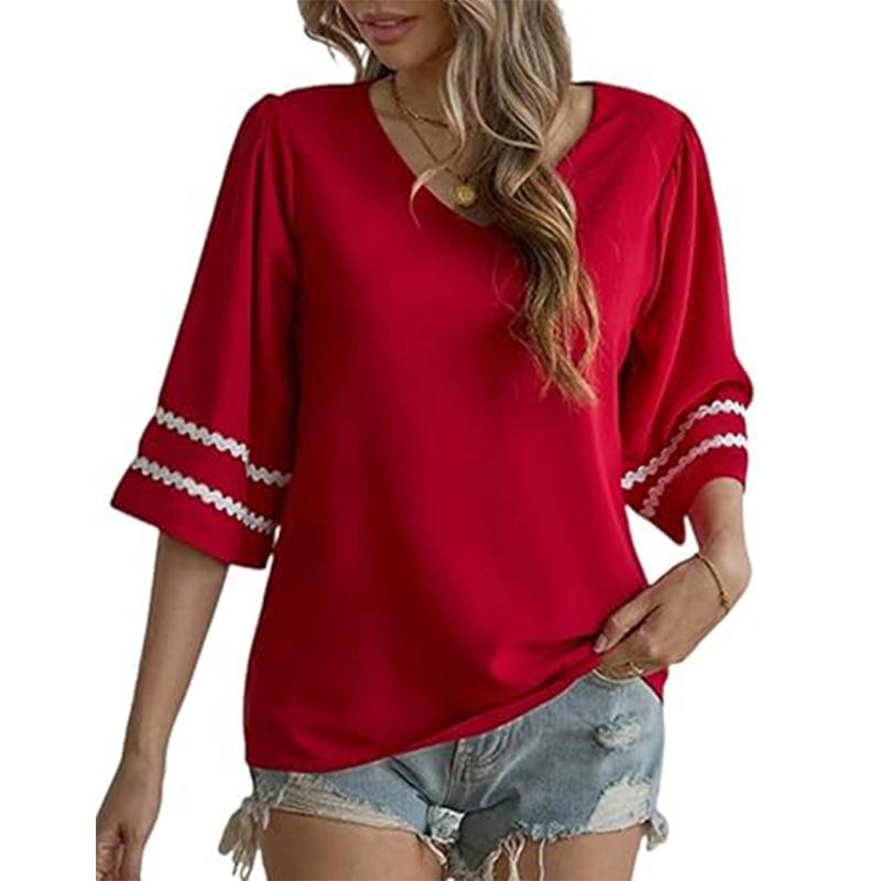 Women s V-neck Fashionable Blouses & Shirt Double Woven Short Sleeved Flying Sleeve Shirt T-Shirts Women’s S белый
Women s V-neck Fashionable Blouses & Shirt Double Woven Short Sleeved Flying Sleeve Shirt T-Shirts Women’s S белый