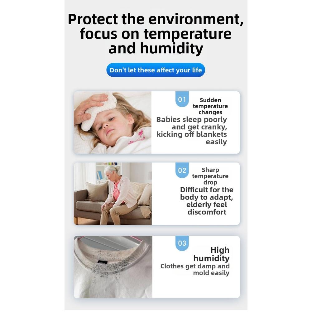 Indoor Digital Temperature Humidity Meter with Comfort Level Display Large Screen Wall Mount and Desktop Placement Options China Mainland
Indoor Digital Temperature Humidity Meter with Comfort Level Display Large Screen Wall Mount and Desktop Placement Options China Mainland