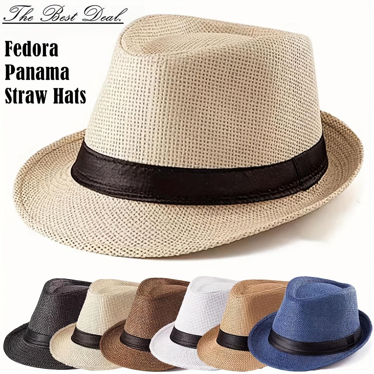 Elegant Paper Straw Fedora Panama Straw Hats - Summer Sun Protection - Trilby Cuban Hat - Do Not Wash - Woven бежевий
Elegant Paper Straw Fedora Panama Straw Hats - Summer Sun Protection - Trilby Cuban Hat - Do Not Wash - Woven бежевий