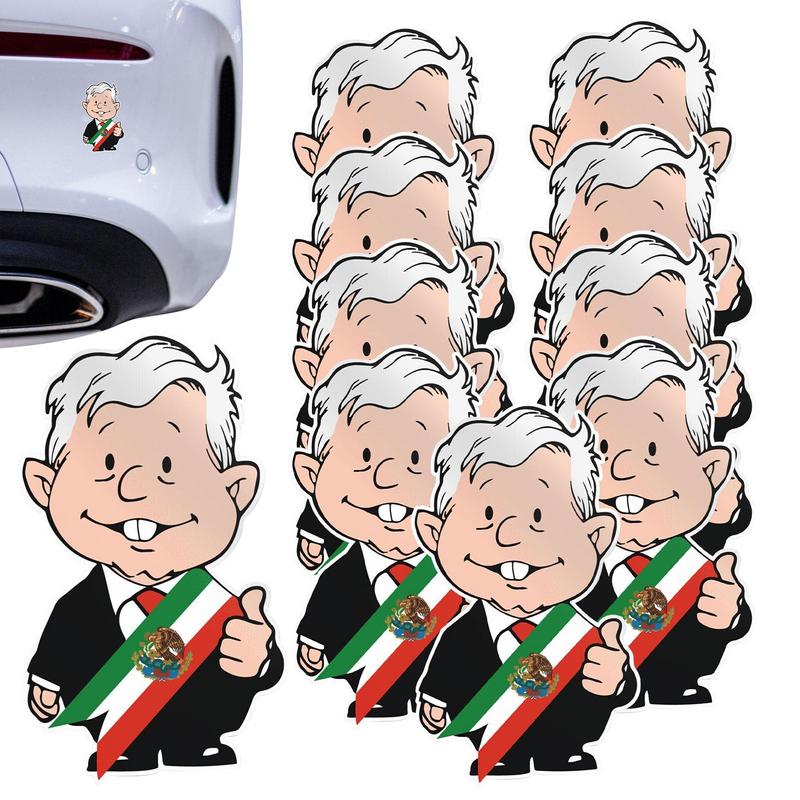 Funny Bumper Stickers Amlito Lopez Obrador AMLO Decal 10Pcs Sticky Decor Self-Adhesive Decals Cars Bumper Window Laptops Sticker China Mainland
Funny Bumper Stickers Amlito Lopez Obrador AMLO Decal 10Pcs Sticky Decor Self-Adhesive Decals Cars Bumper Window Laptops Sticker China Mainland