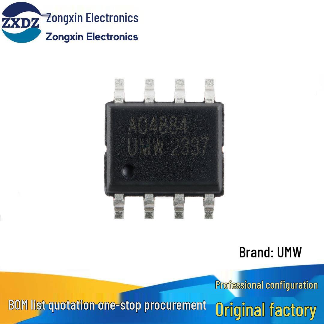 Authentic AO4884 SOP-8 40V 10A Dual N-Channel MOSFET Transistor
Authentic AO4884 SOP-8 40V 10A Dual N-Channel MOSFET Transistor