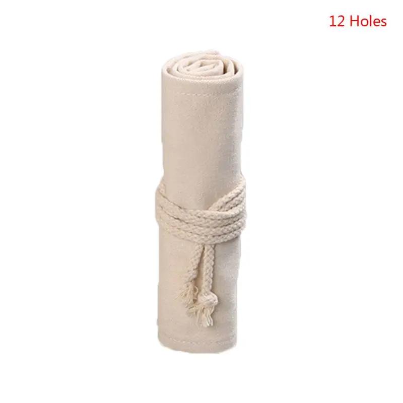 12/24/36 Holes Canvas School Pencil Case Roll Up Pencil Case for Girls Boys Large Portable Pen Bag Box Stationery Pouch Supplies
12/24/36 Holes Canvas School Pencil Case Roll Up Pencil Case for Girls Boys Large Portable Pen Bag Box Stationery Pouch Supplies