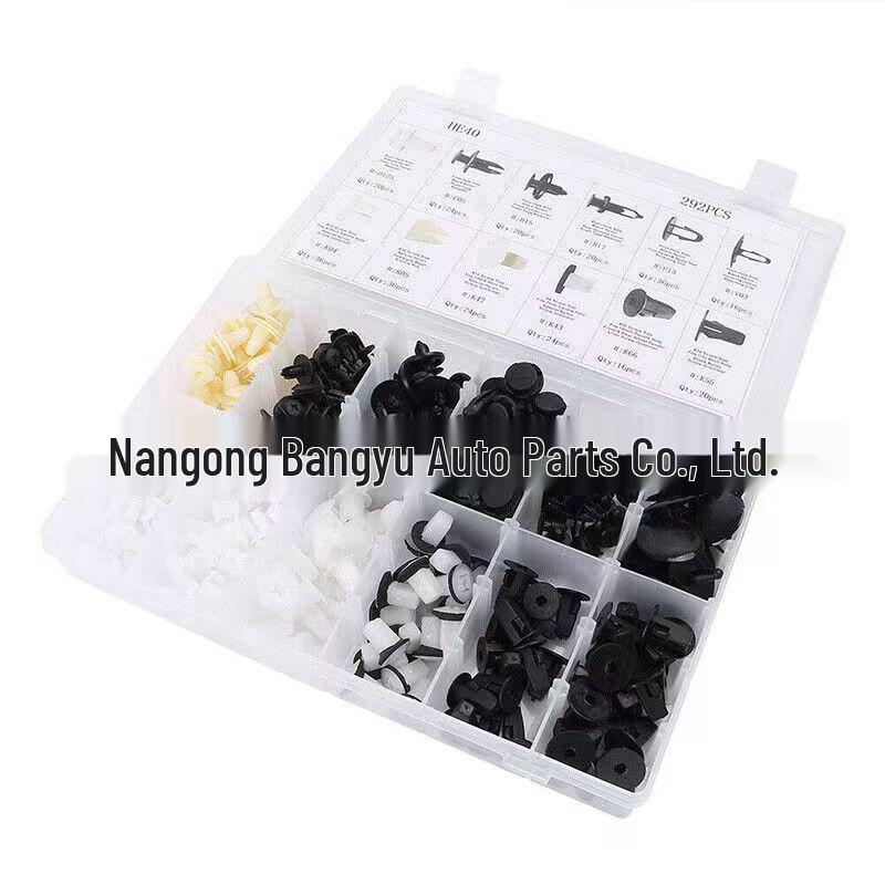 Набор из 292 штук защелкивающихся крепежных элементов для кузовов автомобилей Toyota и Mitsubishi
Набор из 292 штук защелкивающихся крепежных элементов для кузовов автомобилей Toyota и Mitsubishi