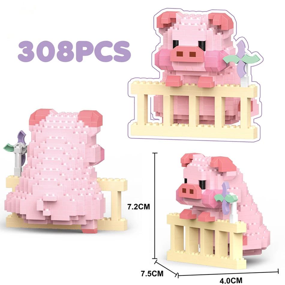 Mini Cute Pig Micro Building Blocks 3D Diamond Model Animals Bricks DIY City Construction Toys for Children Kids Gift St Practical Use
Mini Cute Pig Micro Building Blocks 3D Diamond Model Animals Bricks DIY City Construction Toys for Children Kids Gift St Practical Use