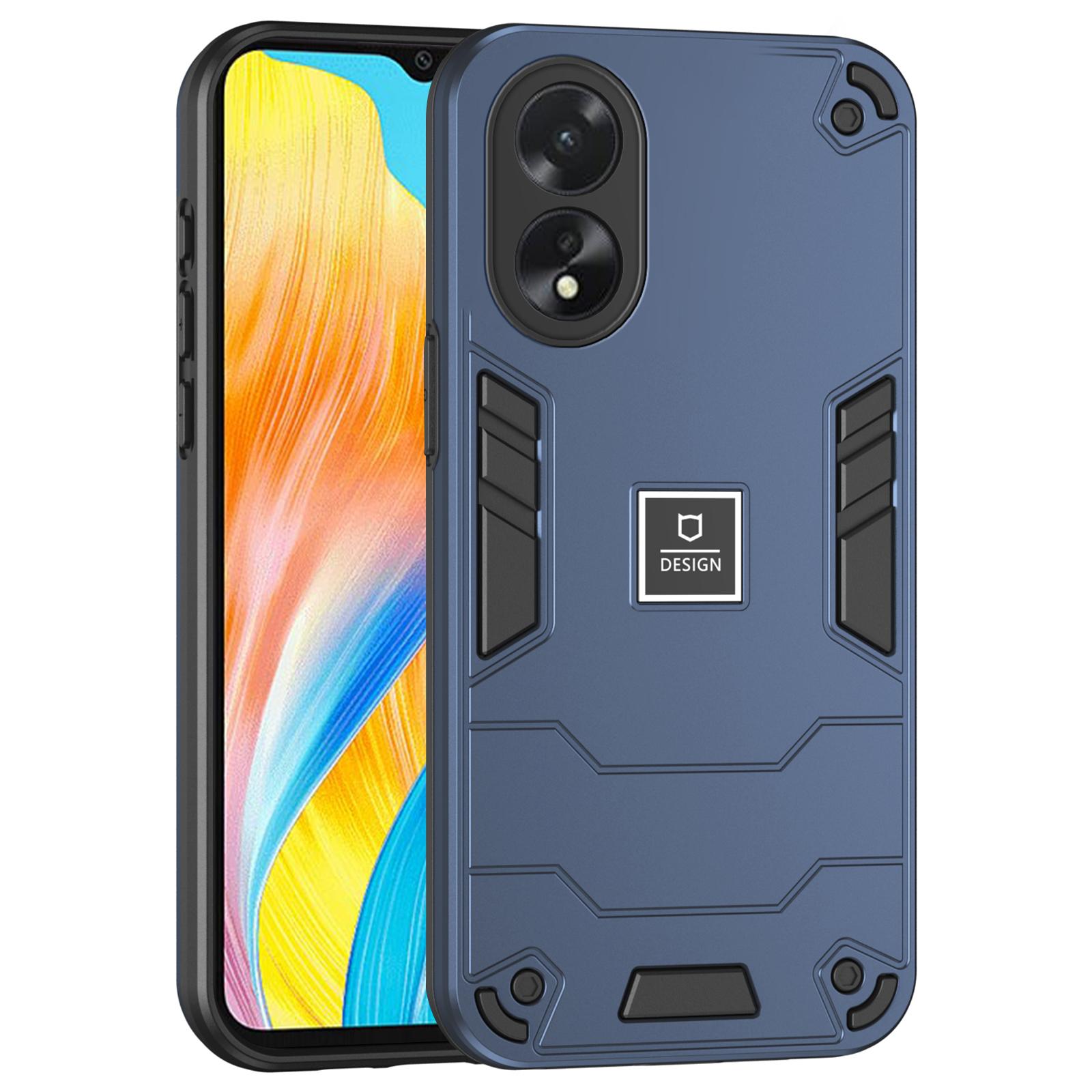 For Oppo A38 4G/A18 4G PC+TPU Case Dual-Layer Design Drop Protection Phone Cover Navy Blue
For Oppo A38 4G/A18 4G PC+TPU Case Dual-Layer Design Drop Protection Phone Cover Navy Blue