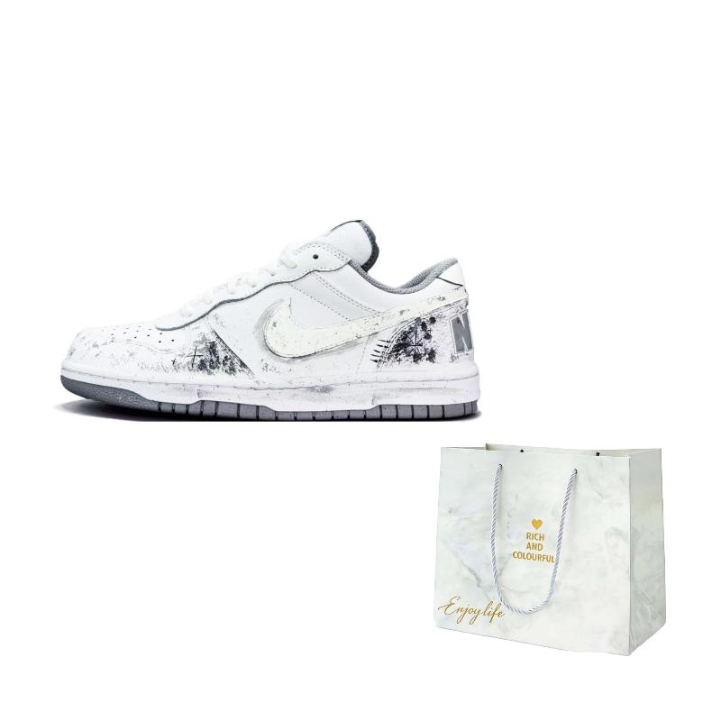 Nike Big Protea Snow Leopard Leather Abrasion Resistant Lightweight Low top Skateboard Shoes Unisex Black White 355152-106() 44.5
Nike Big Protea Snow Leopard Leather Abrasion Resistant Lightweight Low top Skateboard Shoes Unisex Black White 355152-106() 44.5
