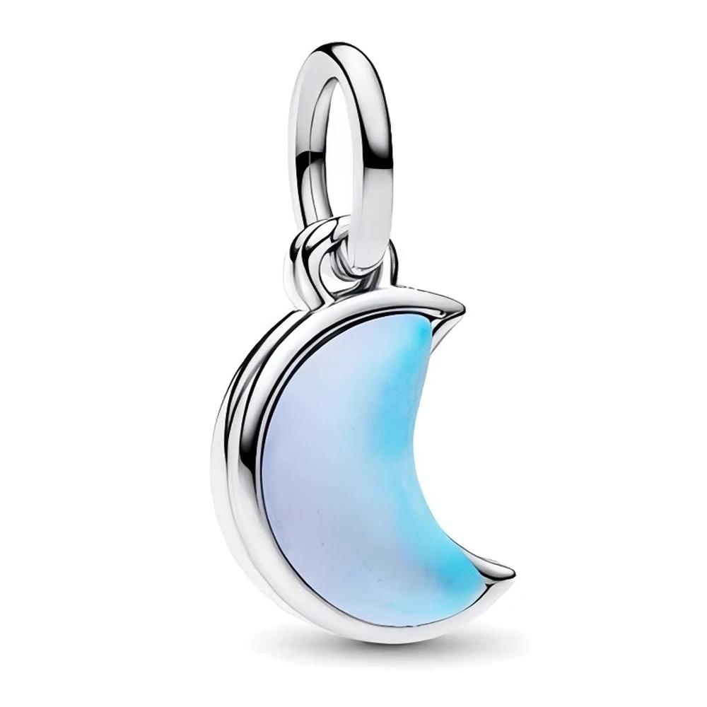 Crescent Moon Double Dangle Charm Glazed Glass Crystal Pendant Fit Bracelets Necklaces DIY Women Jewelry Birthday Gift 2piece
Crescent Moon Double Dangle Charm Glazed Glass Crystal Pendant Fit Bracelets Necklaces DIY Women Jewelry Birthday Gift 2piece