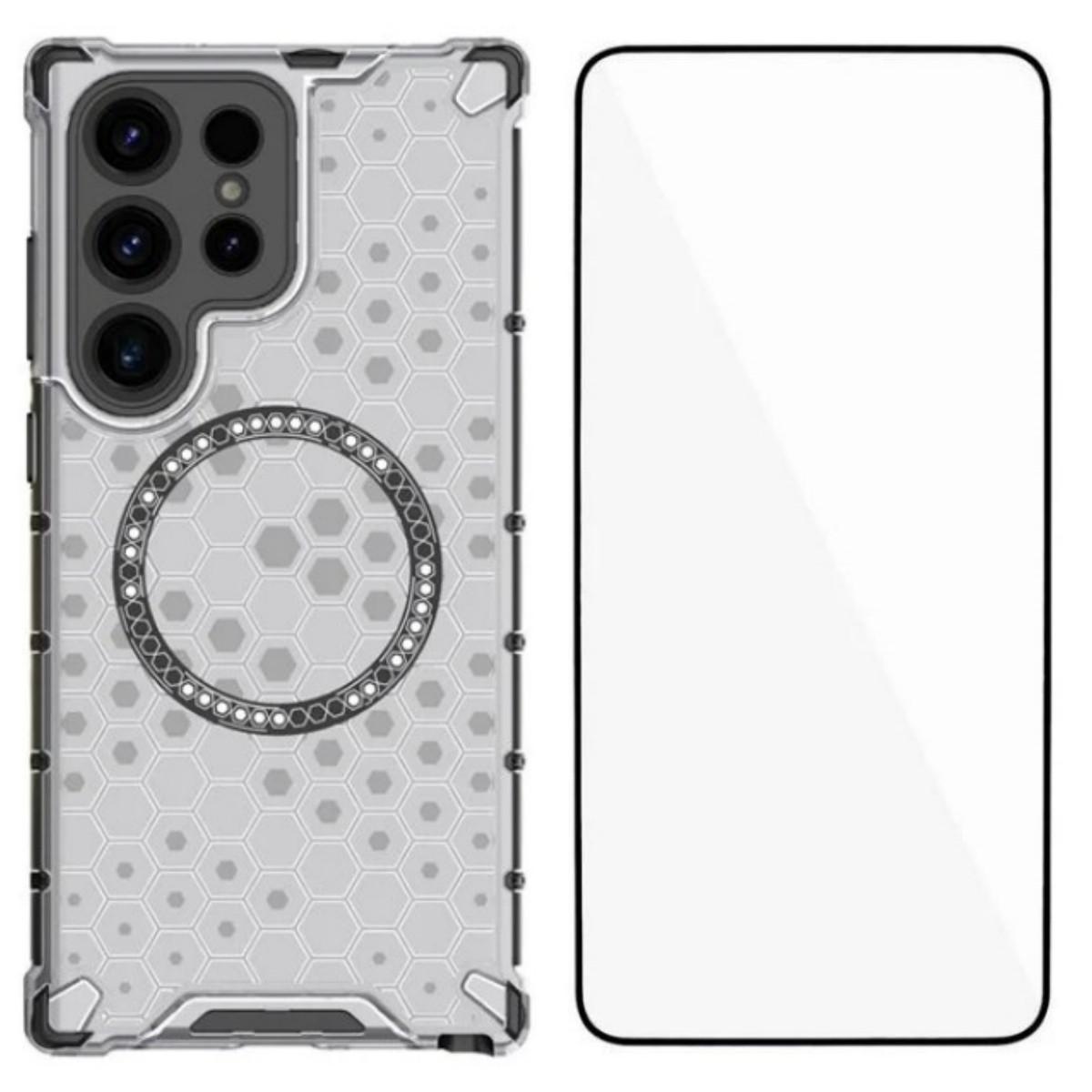 WANLONFENG FC Series For Samsung Galaxy S25 Ultra Case Compatible with MagSafe TPU+PC Phone Cover with Tempered Glass Transparent
WANLONFENG FC Series For Samsung Galaxy S25 Ultra Case Compatible with MagSafe TPU+PC Phone Cover with Tempered Glass Transparent