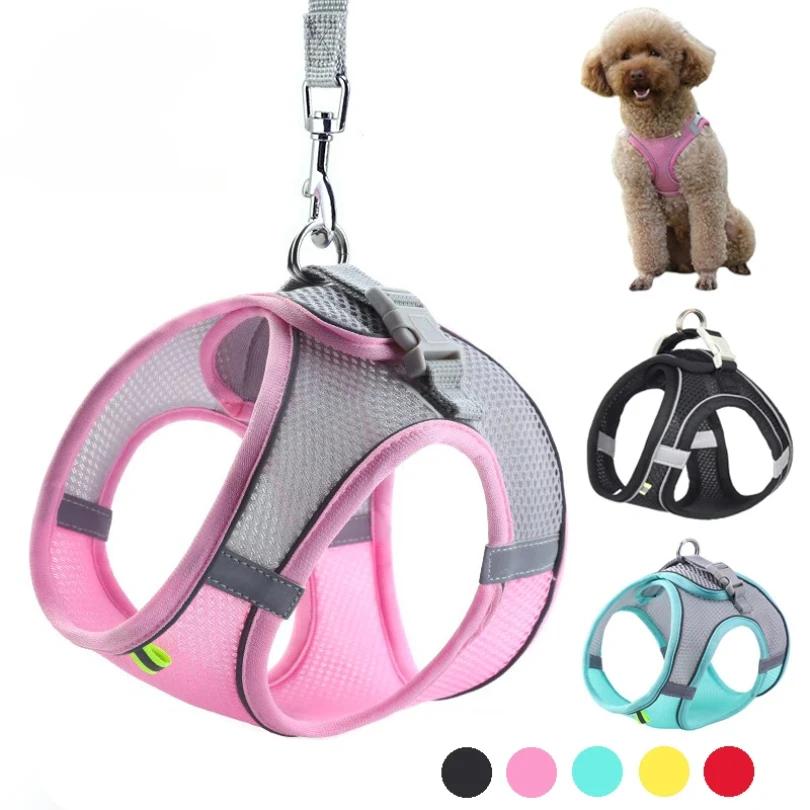 Breathable Reflective Pet Harness and Leash Set for Small Medium Dogs Cats Anti-Escape Adjustable Puppy Vest Outdoor Walking XXS 0.5-1.5 Kg рожевий
Breathable Reflective Pet Harness and Leash Set for Small Medium Dogs Cats Anti-Escape Adjustable Puppy Vest Outdoor Walking XXS 0.5-1.5 Kg рожевий