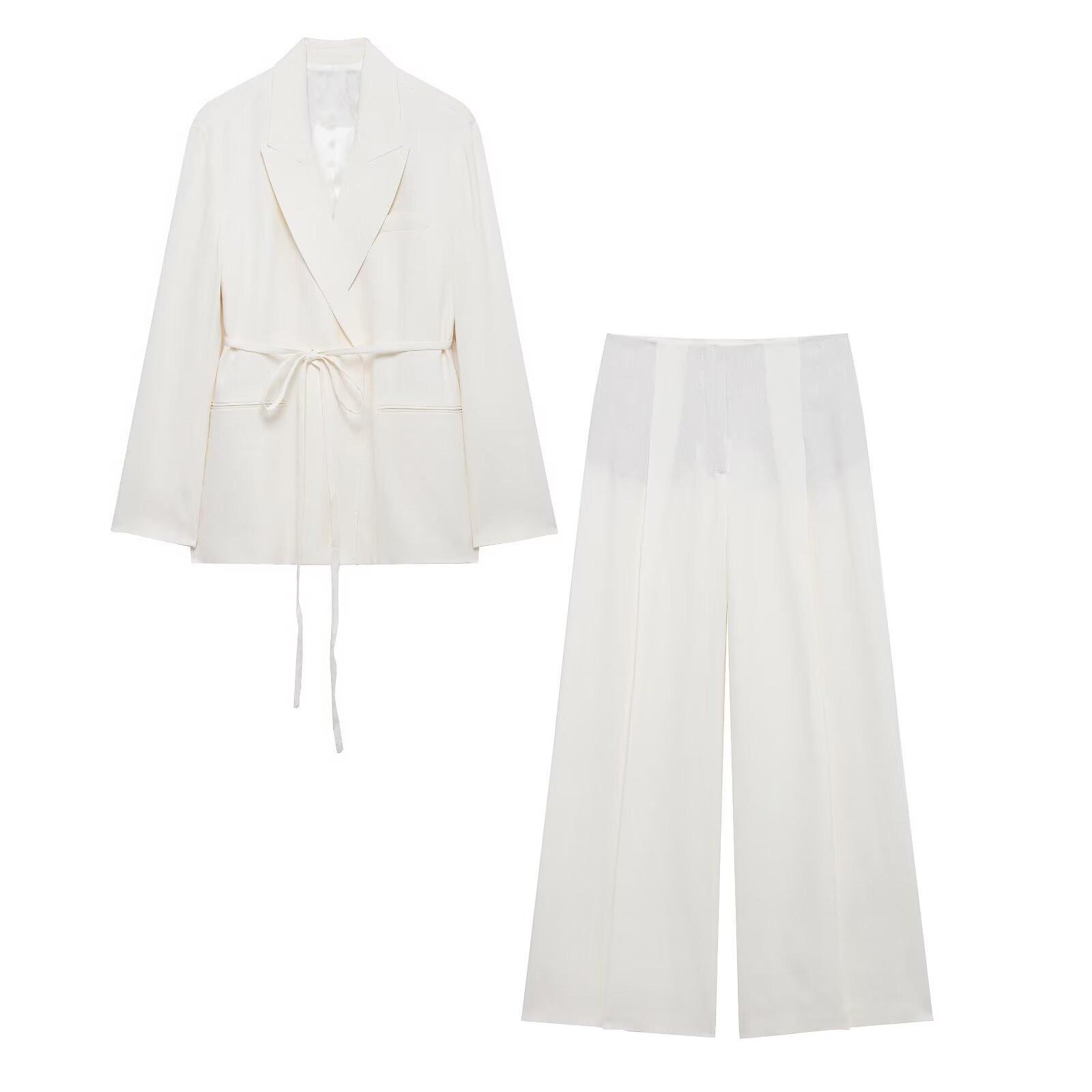2025 Spring Women s Loose Linen Blend Tie Suit Jacket & High-Waisted Pleated Pants Set M
2025 Spring Women s Loose Linen Blend Tie Suit Jacket & High-Waisted Pleated Pants Set M