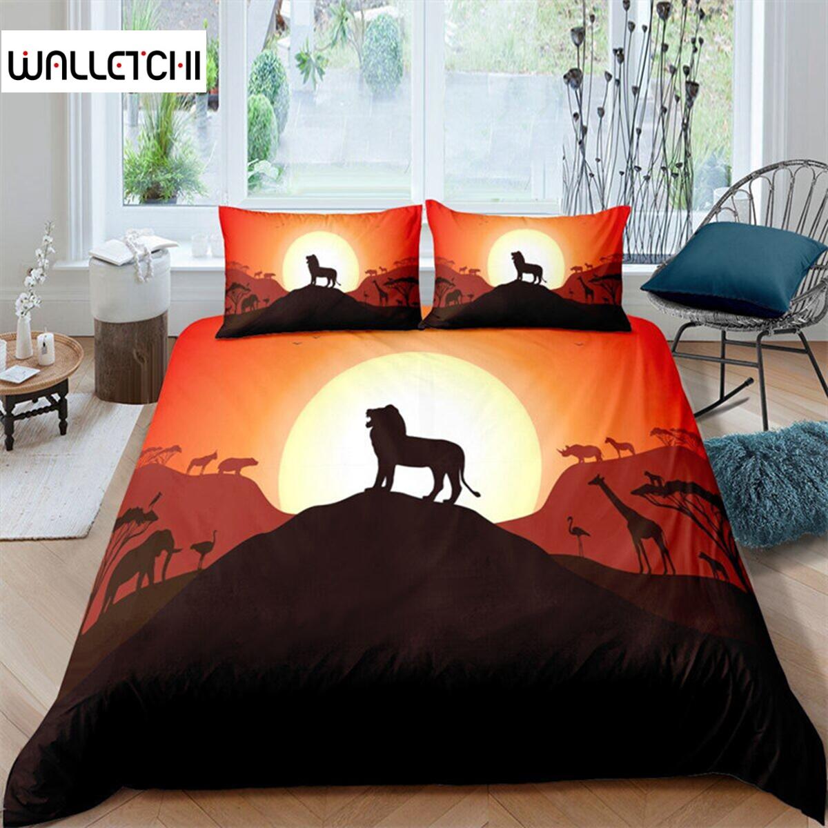 Tropical Animals Duvet Cover Exotic Animal Silhouette Sunset Bedding Set Full For Girls Boys Decor Hawaii Sea Wave Quilt Cover EU single(135x200cm)
Tropical Animals Duvet Cover Exotic Animal Silhouette Sunset Bedding Set Full For Girls Boys Decor Hawaii Sea Wave Quilt Cover EU single(135x200cm)