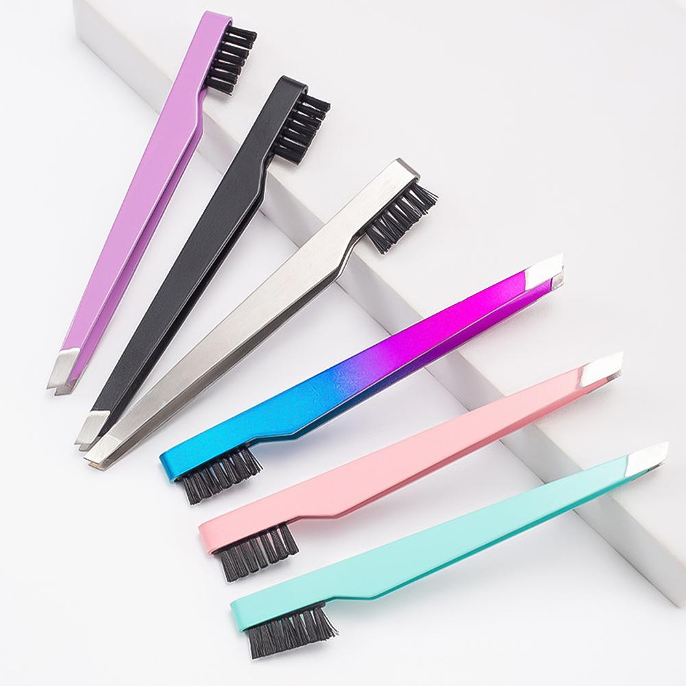 Stainless Steel 2-in-1 Brush Eyebrow Clip Brush Diagonal Tweezers Eyebrow Trimming Hair Removal Beard Beauty Tool серебряный
Stainless Steel 2-in-1 Brush Eyebrow Clip Brush Diagonal Tweezers Eyebrow Trimming Hair Removal Beard Beauty Tool серебряный