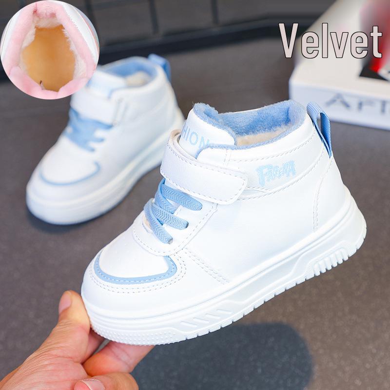 Дитячі білі високі кеди з флісовою підкладкою для тепла - Універсальне спортивне взуття для хлопчиків та маленьких дівчаток Size 24, Inner Length 15.5CM синій
Дитячі білі високі кеди з флісовою підкладкою для тепла - Універсальне спортивне взуття для хлопчиків та маленьких дівчаток Size 24, Inner Length 15.5CM синій