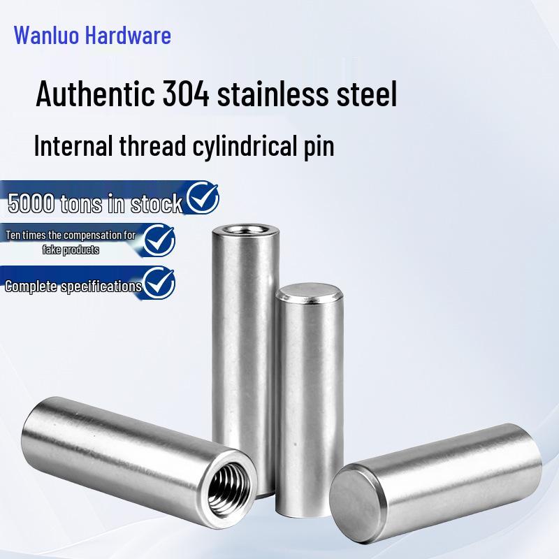 304 Stainless Steel Internal Threaded Cylindrical Pin with Dual-End Chamfered Shaft 4x12-M3
304 Stainless Steel Internal Threaded Cylindrical Pin with Dual-End Chamfered Shaft 4x12-M3