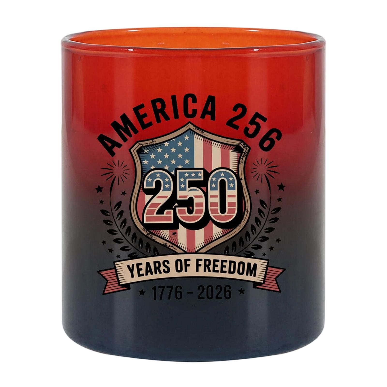 Glass Tumbler with USA 250 Years of Freedom Print Durable Drinkware Patriotic Design for Everyday Use and Special Occasions One Size
Glass Tumbler with USA 250 Years of Freedom Print Durable Drinkware Patriotic Design for Everyday Use and Special Occasions One Size