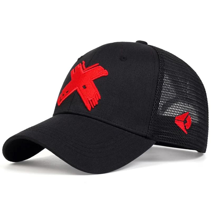 Unisex X Letter Embroidery Baseball Net Caps Spring And Summer Outdoor Adjustable Casual Hats Sunscreen Hat Sports Golf Cap
Unisex X Letter Embroidery Baseball Net Caps Spring And Summer Outdoor Adjustable Casual Hats Sunscreen Hat Sports Golf Cap
