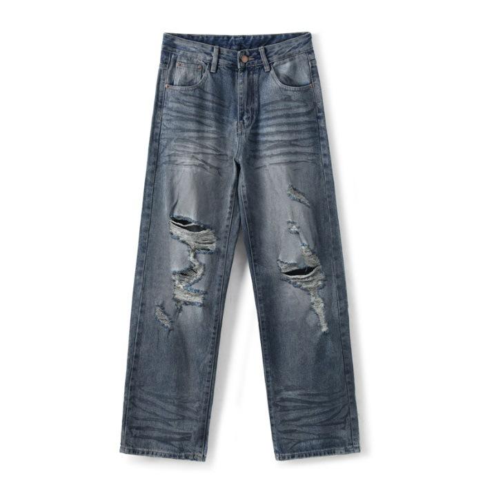 Американская Хай-стрит Старые Грязные Окрашенные Рваные Свободные Прямые Джинсы Мужские Длина 3XL
Американская Хай-стрит Старые Грязные Окрашенные Рваные Свободные Прямые Джинсы Мужские Длина 3XL