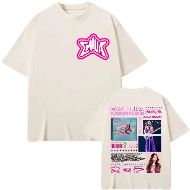 Emilia Merne MP3 Album Tour Graphic T Shirt Men Women Clothing Fashion Y2k Oversized T-shirt Summer Casual Short Sleeve T-shirts 4XL
Emilia Merne MP3 Album Tour Graphic T Shirt Men Women Clothing Fashion Y2k Oversized T-shirt Summer Casual Short Sleeve T-shirts 4XL