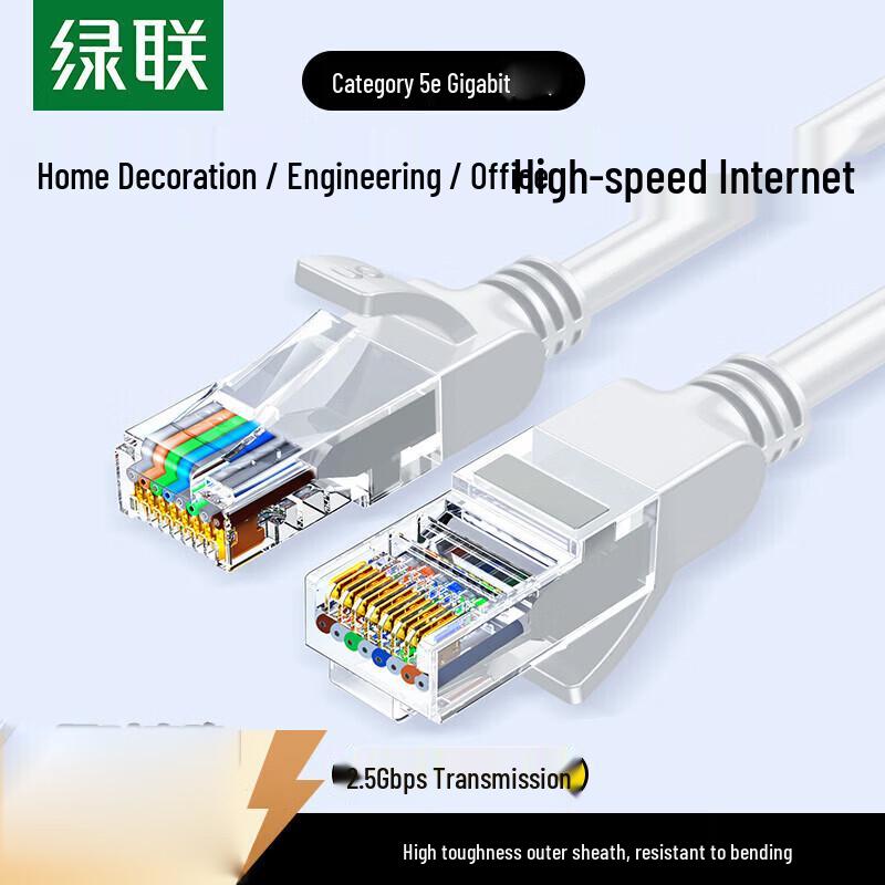 UGREEN Cat5e Gigabit Ethernet Cable
UGREEN Cat5e Gigabit Ethernet Cable