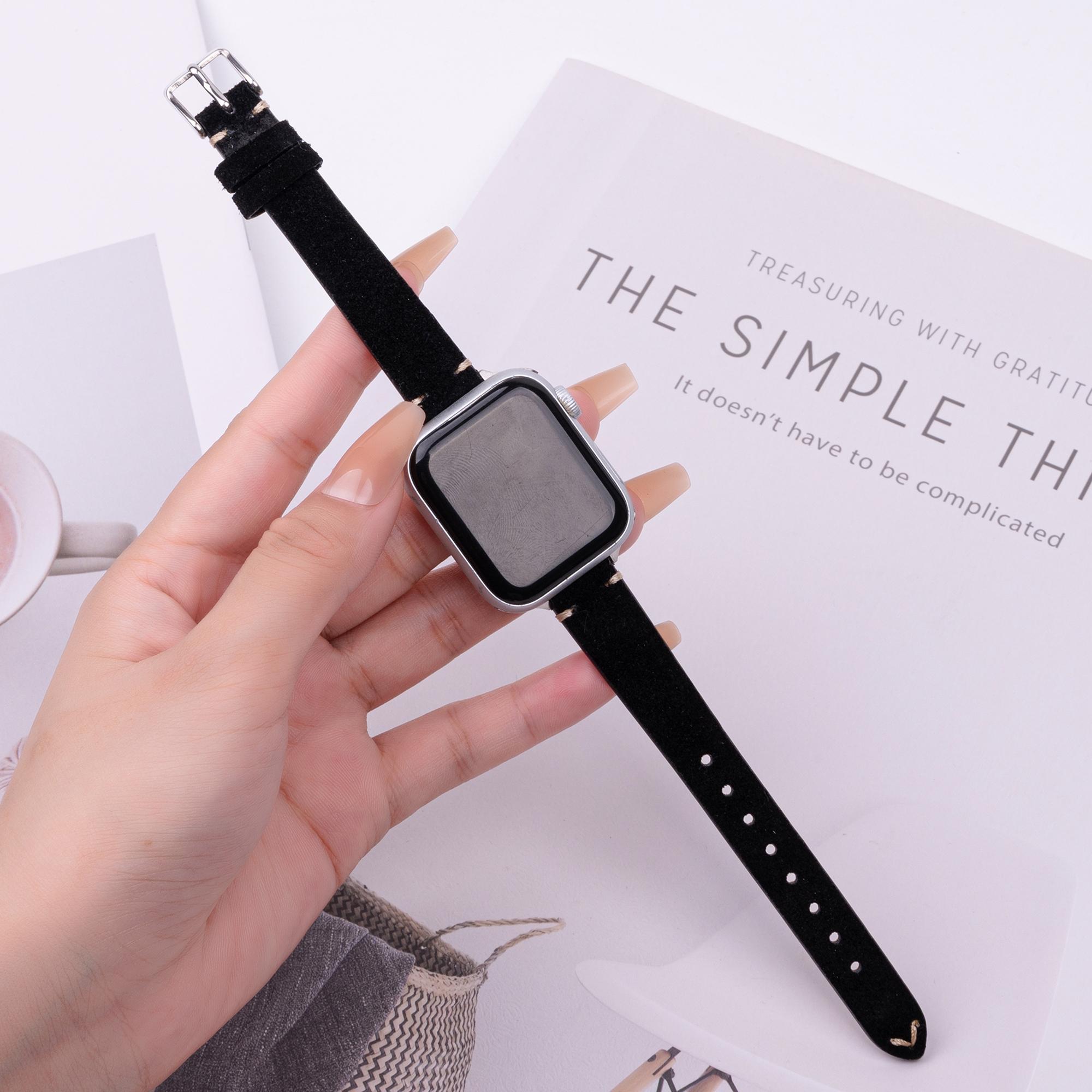 Watch Band for Apple Watch Series 10 9 8 7 SE 6 5 4 3 2 1 42mm 41mm 40mm 38mm Genuine Cow Leather Simple Matte Strap Brown
Watch Band for Apple Watch Series 10 9 8 7 SE 6 5 4 3 2 1 42mm 41mm 40mm 38mm Genuine Cow Leather Simple Matte Strap Brown
