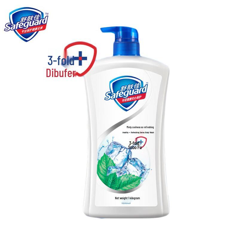 Safeguard Mint Refreshing Shower Gel
Safeguard Mint Refreshing Shower Gel