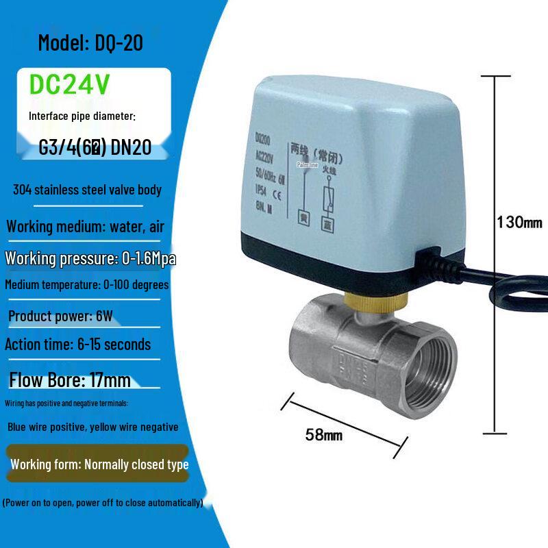 Aokewen Two-Way Electric Ball Valve
Aokewen Two-Way Electric Ball Valve
