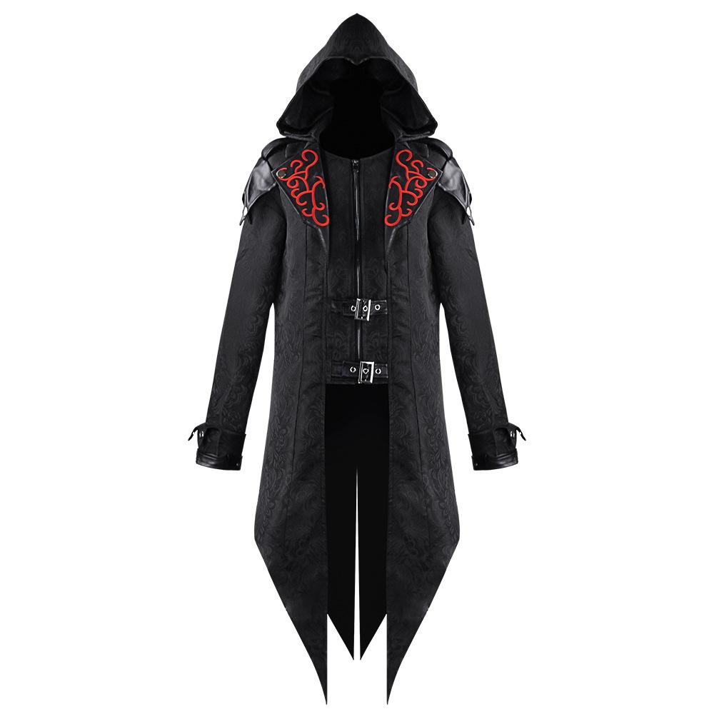 Cosplay Costume European and American Medieval Halloween Retro Stitching Jacket Male Gothic Dark Costume XXXL
Cosplay Costume European and American Medieval Halloween Retro Stitching Jacket Male Gothic Dark Costume XXXL