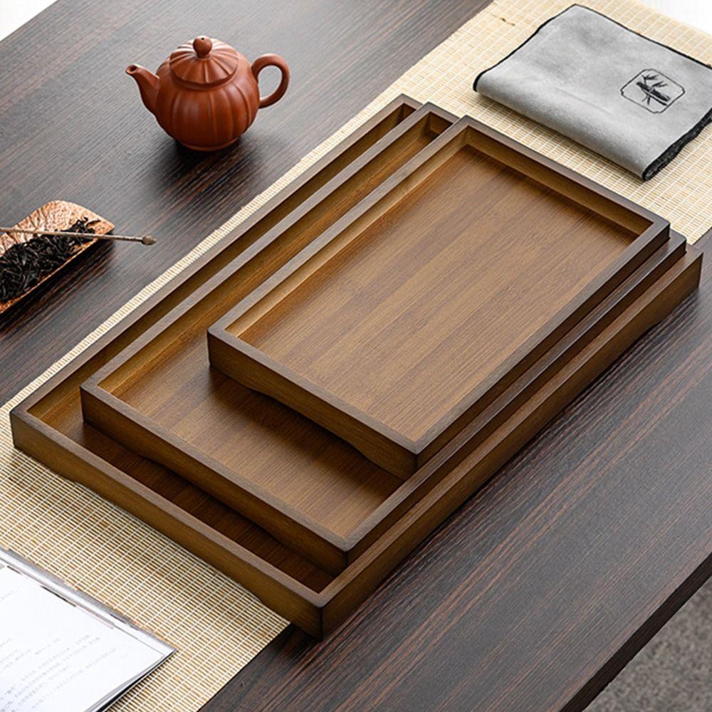 Rectangular Bamboo Food Tray Durable Serving Platter Tea Coffee Plate Kitchen Supplies S
Rectangular Bamboo Food Tray Durable Serving Platter Tea Coffee Plate Kitchen Supplies S
