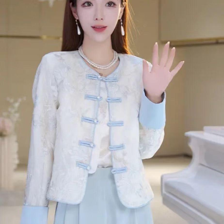 2025 New Chinese Style Women s Long Sleeve Top with Frog Button - Elegant Spring/Autumn Wardrobe Essential 4XL for 62.5-70 kg
2025 New Chinese Style Women s Long Sleeve Top with Frog Button - Elegant Spring/Autumn Wardrobe Essential 4XL for 62.5-70 kg