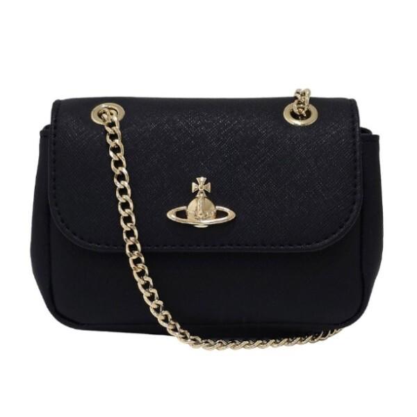 Vivienne Westwood Saffiano Small Chain Pearl Bag N402 blacks/FREE
Vivienne Westwood Saffiano Small Chain Pearl Bag N402 blacks/FREE