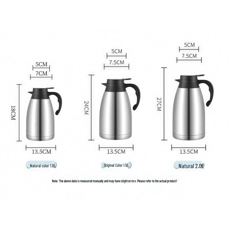 Stainless Steel Double-Layer Vacuum Thermos with Eagle Beak Spout, Large Capacity, for Household Use SUS201 Liner 4-hour Insulation
Stainless Steel Double-Layer Vacuum Thermos with Eagle Beak Spout, Large Capacity, for Household Use SUS201 Liner 4-hour Insulation