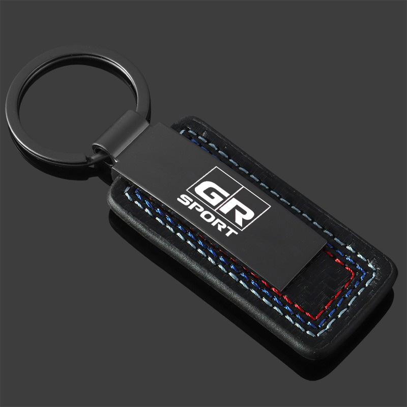 Leather Car Keychain Key Rings For Toyota GR Sport Gazoo Racing Supra Yaris 86 Corolla RAV4 Avensis Prado Prius Auto Accessories
Leather Car Keychain Key Rings For Toyota GR Sport Gazoo Racing Supra Yaris 86 Corolla RAV4 Avensis Prado Prius Auto Accessories