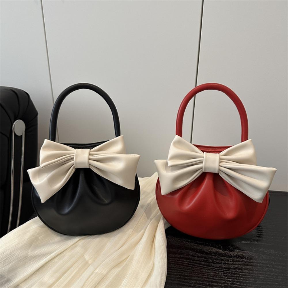 Korean Style Vintage Handbag Sweet Pleated Commuting Bag Simple White Bowknot Bag Christmas чорний
Korean Style Vintage Handbag Sweet Pleated Commuting Bag Simple White Bowknot Bag Christmas чорний