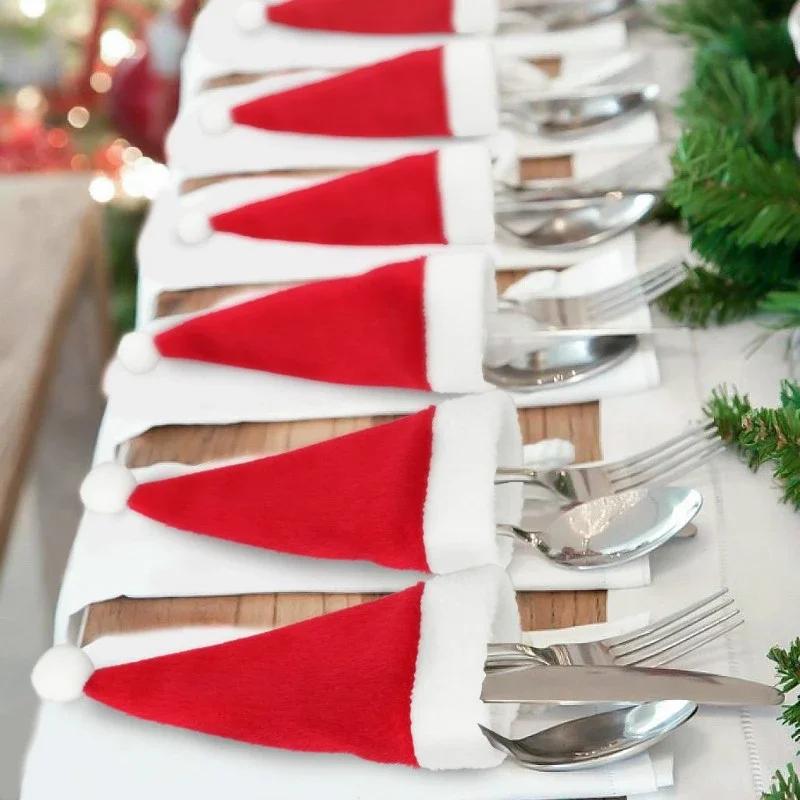 1-12pc Christmas Fork Knife Cutlery Holder Bag Pocket/Mini Lollipop Santa Claus Hats Lollypop Cap Christmas Table Decor New Year
1-12pc Christmas Fork Knife Cutlery Holder Bag Pocket/Mini Lollipop Santa Claus Hats Lollypop Cap Christmas Table Decor New Year