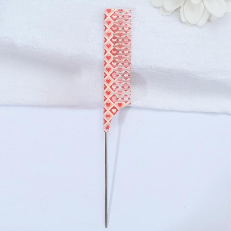 2pcs Double-Sided Steel Pin Comb - Anti-Static, Knot-Free, Smooth Hair Comb with Pink Heart Square Pattern - For Styling & Hair
2pcs Double-Sided Steel Pin Comb - Anti-Static, Knot-Free, Smooth Hair Comb with Pink Heart Square Pattern - For Styling & Hair