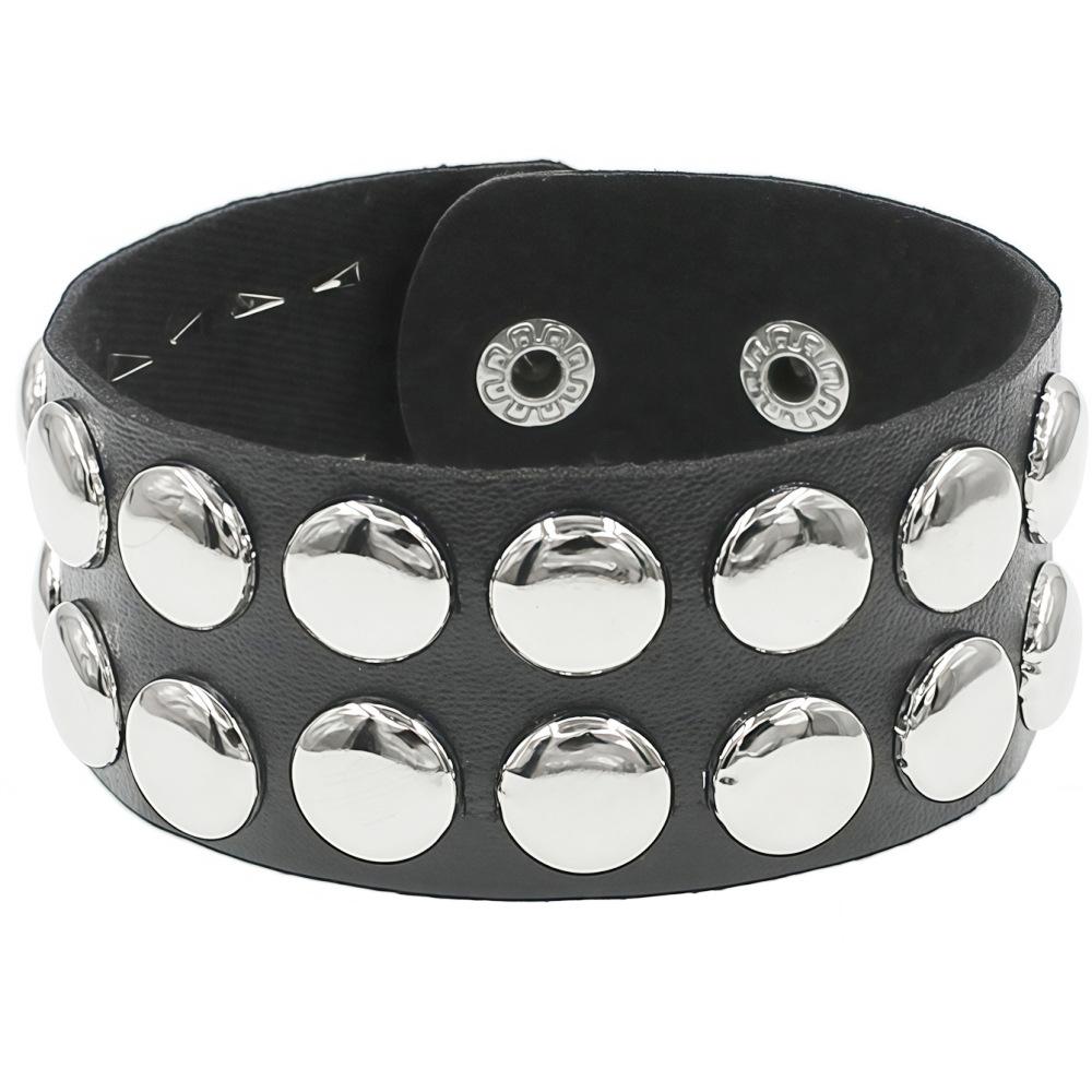 DIEZI 4 Style Gothic Harajuku Rivet Wrap Bracelet Black PU Leather Bracelet For Women Men Vintage Punk Wide Bangles Jewelry
DIEZI 4 Style Gothic Harajuku Rivet Wrap Bracelet Black PU Leather Bracelet For Women Men Vintage Punk Wide Bangles Jewelry