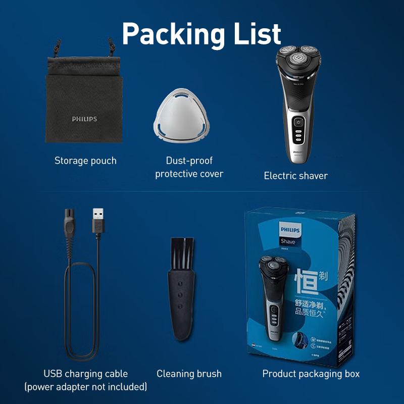 Philips Shaver S3216/12 Electric Shaver Dynamic motor automatically adjusts power to reduce hair pulling for a more comfortable shave
Philips Shaver S3216/12 Electric Shaver Dynamic motor automatically adjusts power to reduce hair pulling for a more comfortable shave