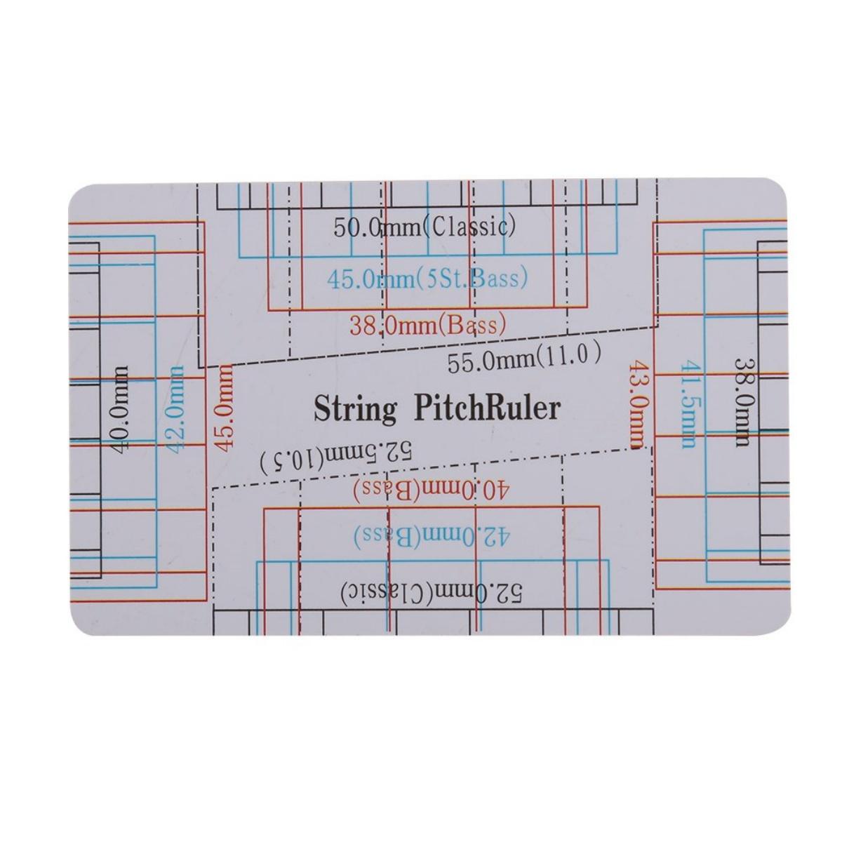Guitar String Height Measurement Tool Multifunctional Guitar Specification Ruler Card Luthier Tool String Instrument Accessories
Guitar String Height Measurement Tool Multifunctional Guitar Specification Ruler Card Luthier Tool String Instrument Accessories